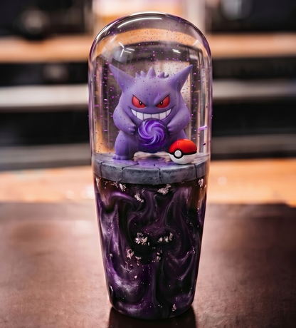 Gengar resin LED shift knob (front)