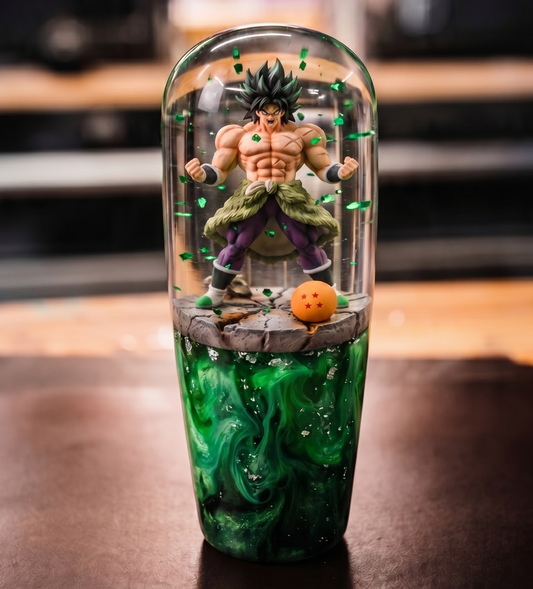 Broly resin LED shift knob (front)