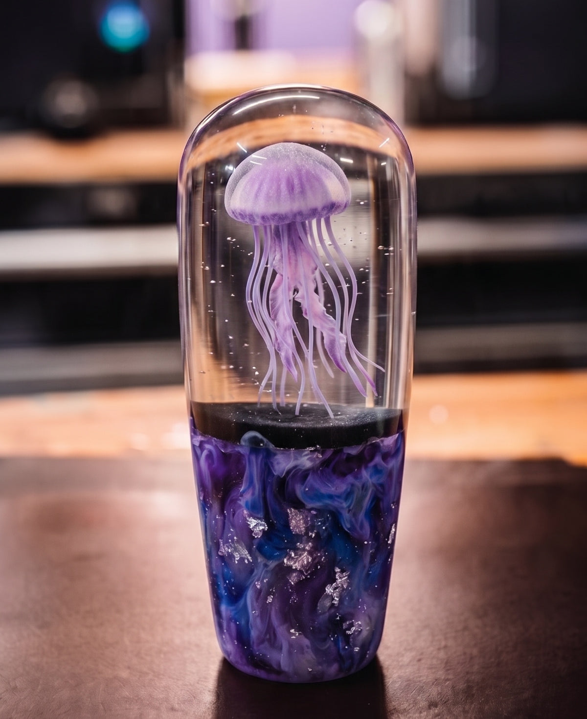 [PRE-ORDER] LED Purple Jellyfish Knob