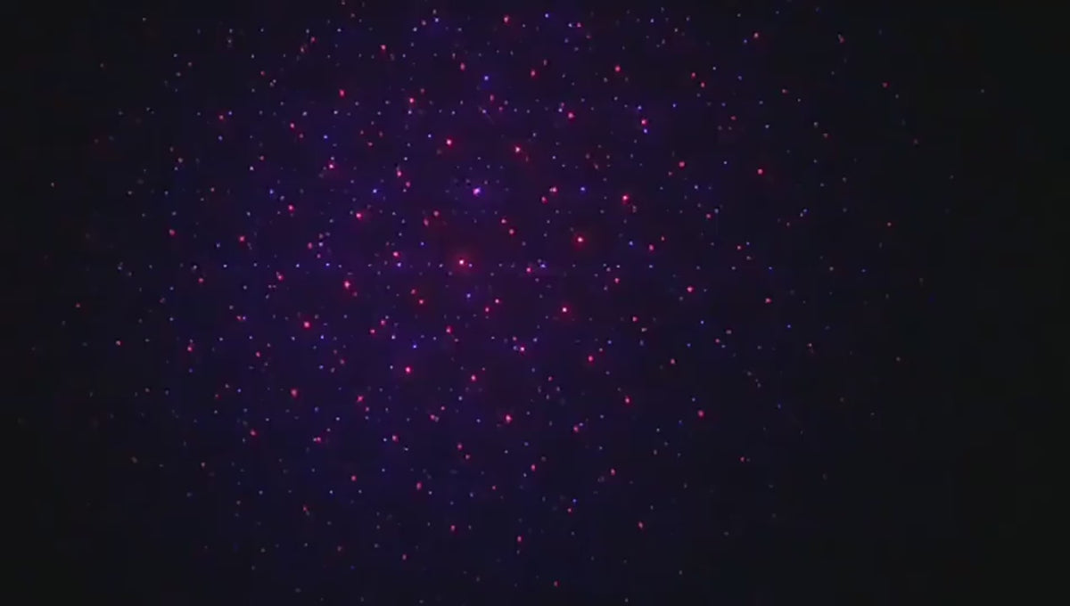 Starry sky projector demo